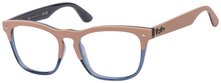 Prescription-glasses-model-Ray Ban_RB4487VF_Beige Blue -45