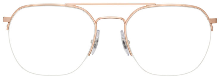 Prescription-glasses-model-Ray Ban_RB6444_Rose Gold -FRONT Prescription-glasses-model-Ray Ban_RB6444_Rose Gold -FRONT