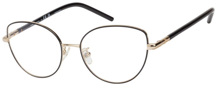 Prescription-glasses-model-Tory Burch _TY1073_Black Gold -45 Prescription-glasses-model-Tory Burch _TY1073_Black Gold -45