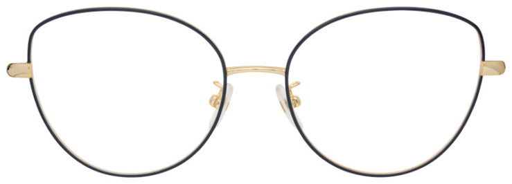 Prescription-glasses-model-Tory Burch _TY1073_Navy Gold -FRONT Prescription-glasses-model-Tory Burch _TY1073_Navy Gold -FRONT