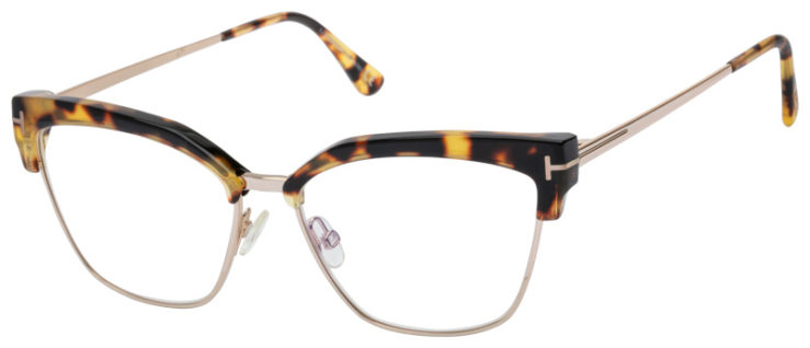 Prescription-glasses-model-Tom Ford _TF5547B_Yellow Tortoise -45