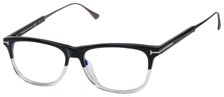 Prescription-glasses-model-Tom Ford _TF5589B_Black Clear -45