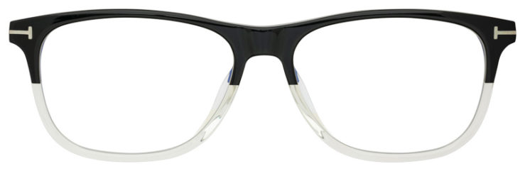 Prescription-glasses-model-Tom Ford _TF5589B_Black Clear -FRONT