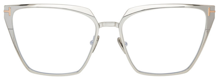 Prescription-glasses-model-Tom Ford _TF5945B_Silver -FRONT