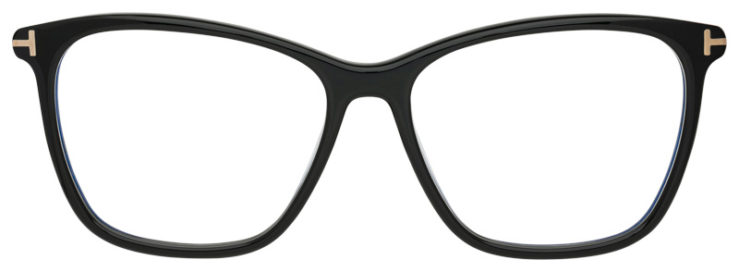 Prescription-glasses-model-Tom Ford _TF5989B_Black -FRONT