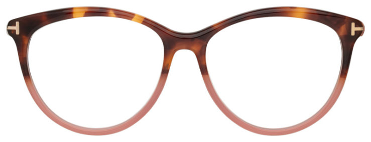 Prescription-glasses-model-Tom Ford _TF5990B_Havana Pink -FRONT