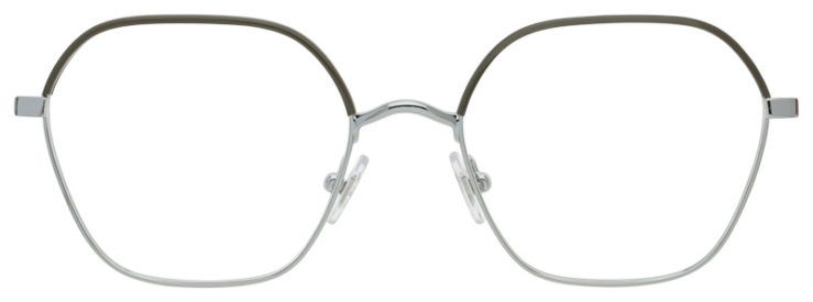 Prescription-glasses-model-Brooks Brothers _BB1099J_Green Silver -FRONT
