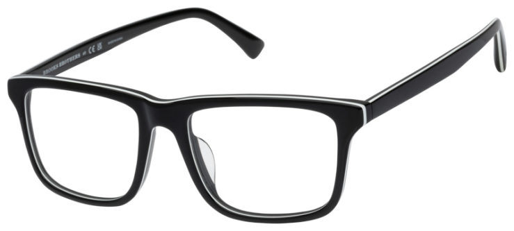 Prescription-glasses-model-Brooks Brothers _BB2062U_Black White -45