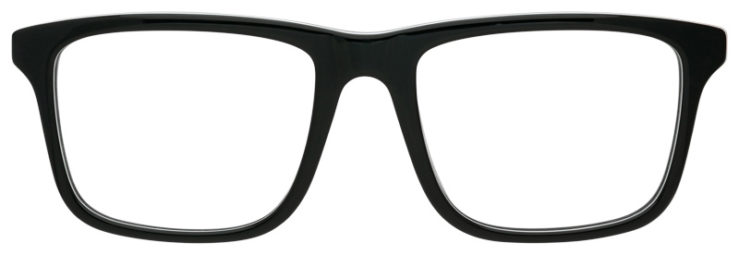Prescription-glasses-model-Brooks Brothers _BB2062U_Black White -FRONT