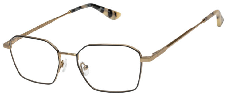 Prescription-glasses-model-Calvin Klein_CK24104_Matte Black Gold -45 Prescription-glasses-model-Calvin Klein_CK24104_Matte Black Gold -45