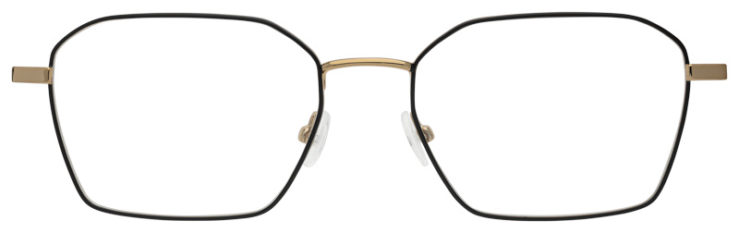 Prescription-glasses-model-Calvin Klein_CK24104_Matte Black Gold -FRONT Prescription-glasses-model-Calvin Klein_CK24104_Matte Black Gold -FRONT