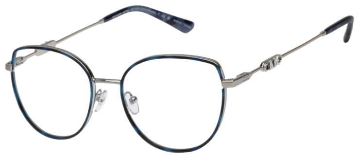 Prescription-glasses-model-Michael Kors_MK3066J_Silver Black -45 Prescription-glasses-model-Michael Kors_MK3066J_Silver Black -45