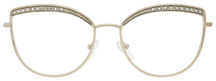 Prescription-glasses-model-Michael Kors_MK3072_Gold -FRONT