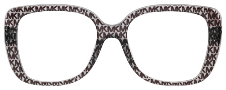 Prescription-glasses-model-Michael Kors_MK4104U_Black Glitter-FRONT