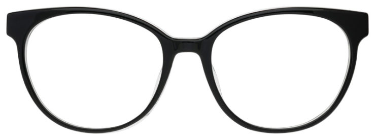 Prescription-glasses-model-Nike_7164LB_Black Clear -FRONT