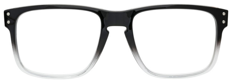 Prescription-glasses-model-Oakley_Holbrook RX_Black Clear -FRONT