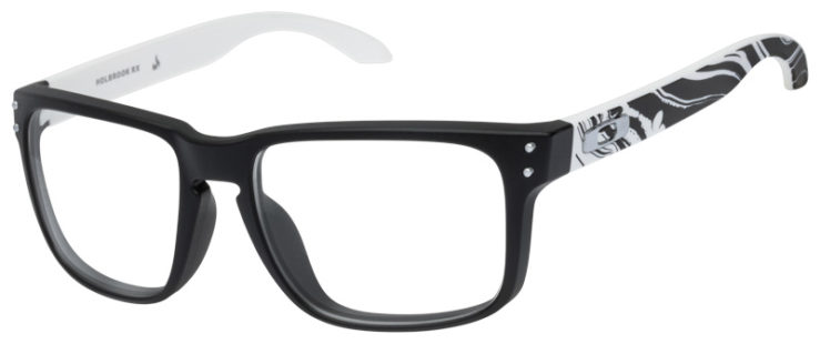 Prescription-glasses-model-Oakley_Holbrook RX_Satin Black White -45