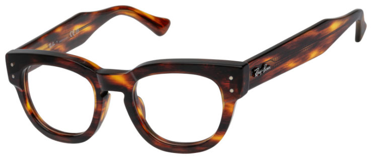 Prescription-glasses-model-Ray Ban_RB0298V_Striped Havana-45 Prescription-glasses-model-Ray Ban_RB0298V_Striped Havana-45