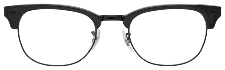 Prescription-glasses-model-Ray Ban_RB5154_Wrinkled Black -FRONT