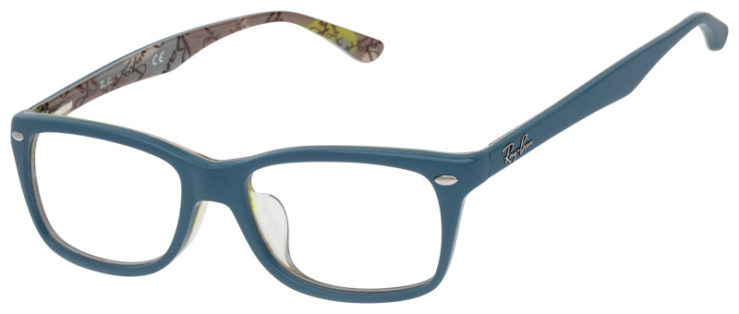 Prescription-glasses-model-Ray Ban_RB5228F_Matte Blue-45