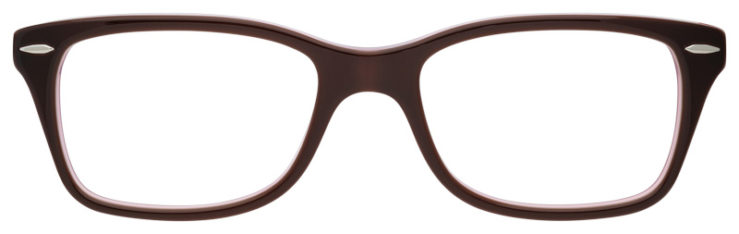 Prescription-glasses-model-Ray Ban_RB5428_Brown Pink -FRONT