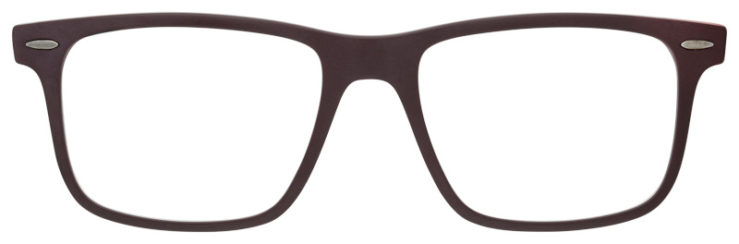 Prescription-glasses-model-Ray Ban_RB7165_Burgundy -FRONT