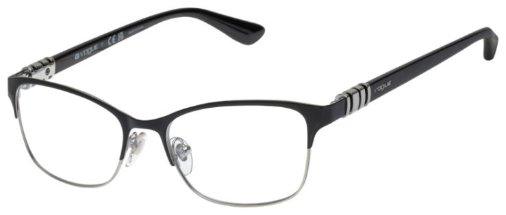 Prescription-glasses-model-Vogue_VO4050_Black Silver -45 Prescription-glasses-model-Vogue_VO4050_Black Silver -45