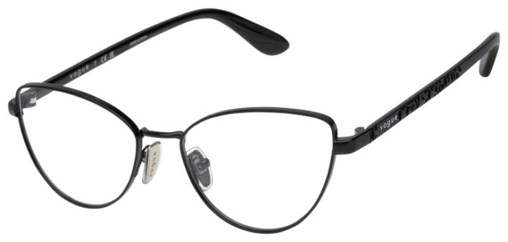 Prescription-glasses-model-Vogue_VO4285_Black -45 Prescription-glasses-model-Vogue_VO4285_Black -45