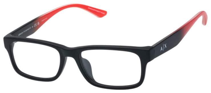 Prescription-glasses-model-Armani Exchange_AX3106F_Matte Black -45