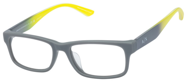 Prescription-glasses-model-Armani Exchange_AX3106F_Matte Grey -45