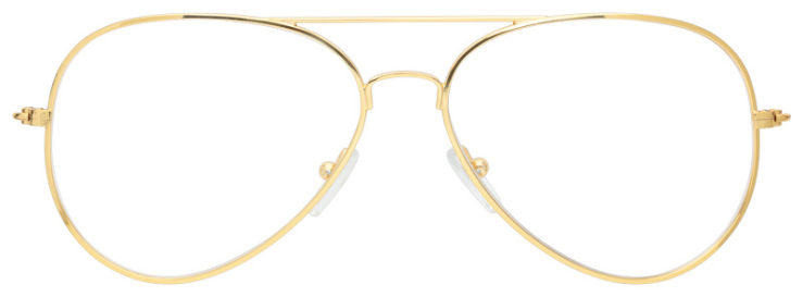 Prescription-glasses-model-Veloce_VE004_Gold -FRONT