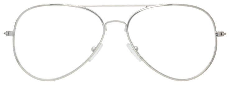 Prescription-glasses-model-Veloce_VE004_Silver -FRONT