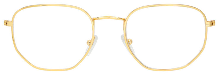 Prescription-glasses-model-Veloce_VE034_Gold -FRONT