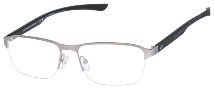 Prescription-glasses-model-Armani Exchange _AX1061_Matte Silver -45