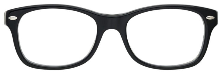 Prescription-glasses-model-Ray Ban_RB1528_Black Grey-FRONT