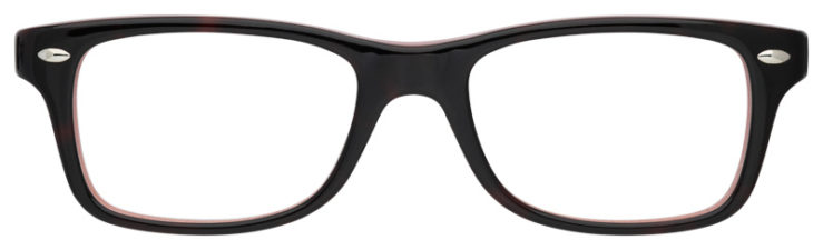 Prescription-glasses-model-Ray Ban_RB1531_Black Pink -FRONT