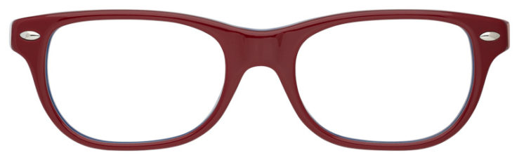 Prescription-glasses-model-Ray Ban_RB1555_Red Grey -FRONT
