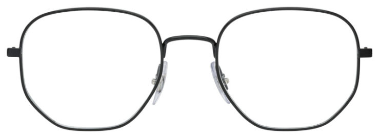 Prescription-glasses-model-Ray Ban_RB3682V_Black -FRONT