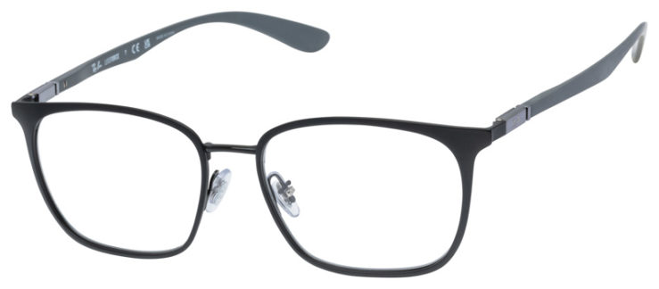 Prescription-glasses-model-Ray Ban_RB6486_Matte Black Grey-45