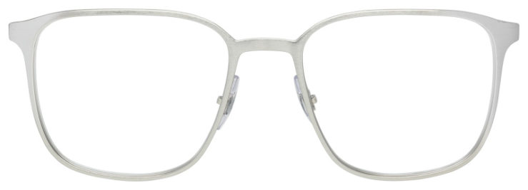 Prescription-glasses-model-Ray Ban_RB6512_Brushed Silver -FRONT