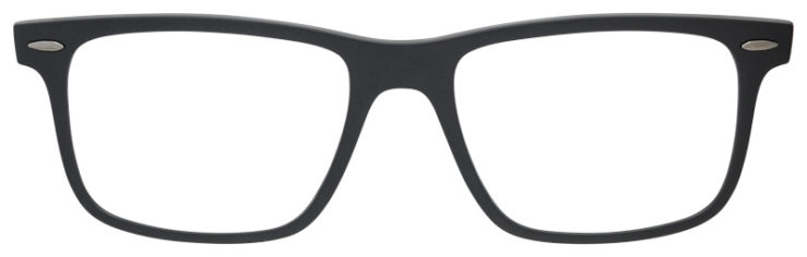 Prescription-glasses-model-Ray Ban_RB7165_Matte Black -FRONT