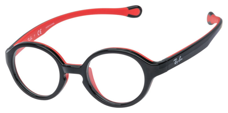 Prescription-glasses-model-Ray Ban_RB9075V_Black Red -45