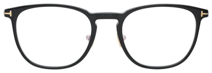 Prescription-glasses-model-Tom Ford_TF5700B_Black -FRONT