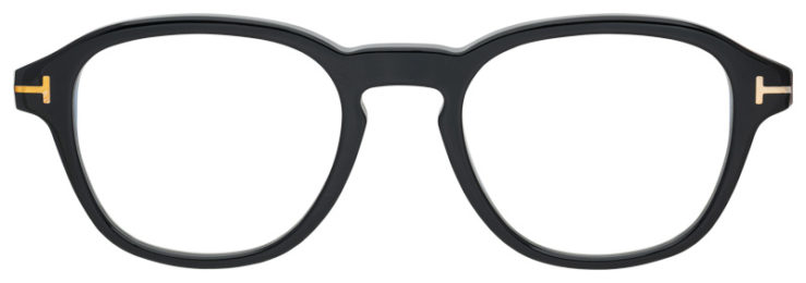 Prescription-glasses-model-Tom Ford_TF5821B_Black -FRONT