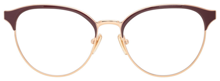 Prescription-glasses-model-Vogue_VO4305_Bordeaux Rose Gold-FRONT